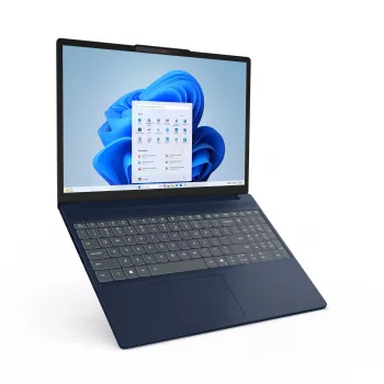 Lenovo IdeaPad slim 3 15ARP10 AMD Ryzen™ 5 150 laptop 38,9 cm (15,3 inch) WUXGA 16 GB DDR5-SDRAM 512 GB SSD Wi-Fi 7 (802.11be) Windows 11 Home Duits blauw