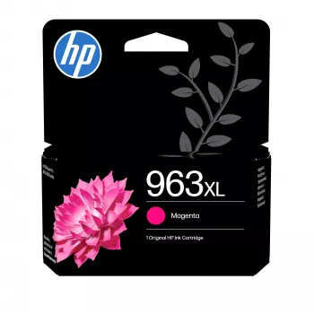 HP 963XL originele inktcartridge magenta, hoge (XL) capaciteit, magenta, pigmentinkt, 23,25 ml, 1 st., verpakking van 1 stuk