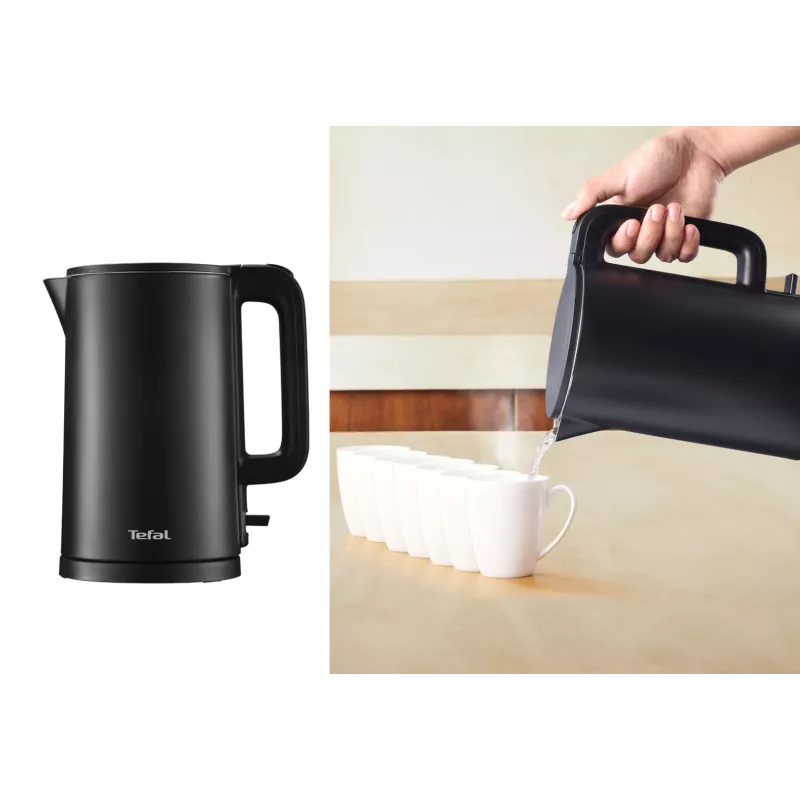 Tefal Thermo Protect KO1408E0 elektrische waterkoker 1,5 l 1500 W zwart