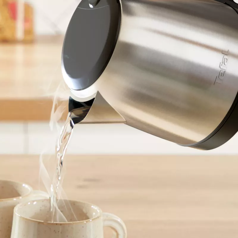 Tefal Subito Mini KO5S2DE0 waterkoker 1 l 2400 W zwart, roestvrij staal