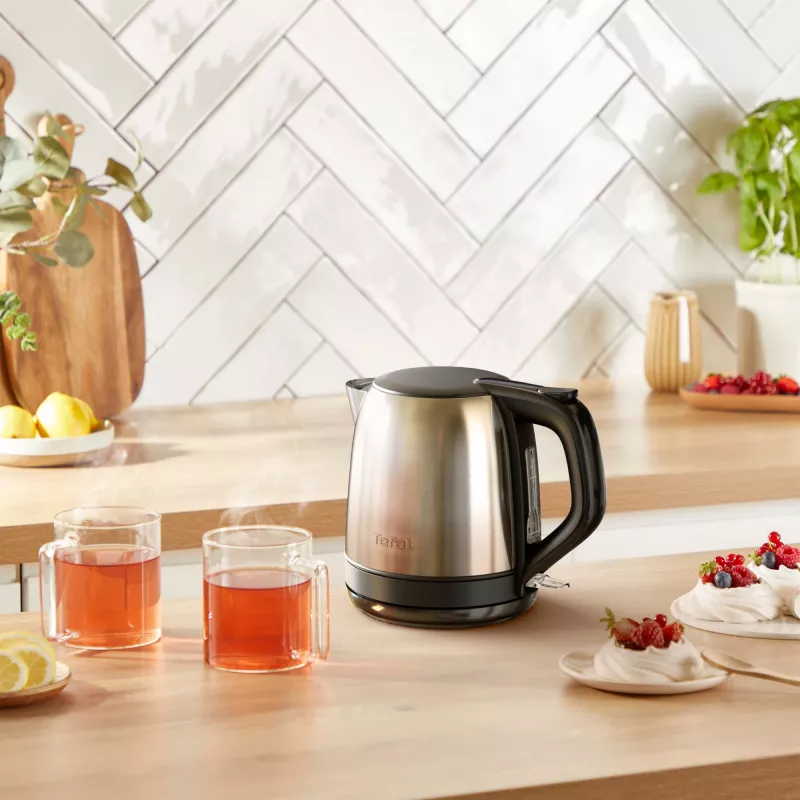 Tefal Subito Mini KO5S2DE0 waterkoker 1 l 2400 W zwart, roestvrij staal