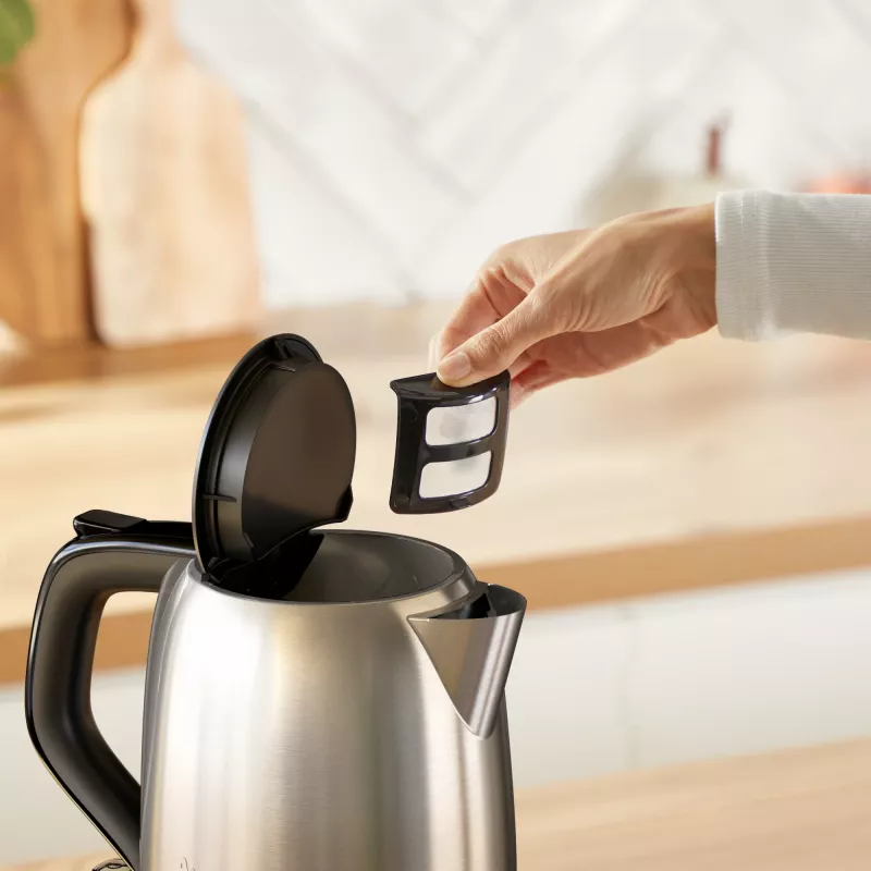 Tefal Subito Mini KO5S2DE0 waterkoker 1 l 2400 W zwart, roestvrij staal