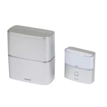 Legrand 094271 Premium Draadloze gongset, aluminium