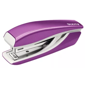 Leitz NeXXt WOW mini-metaalnietmachine, 10 vel, paars, P2, metaal, kunststof, 80 g/m², 3,5 cm