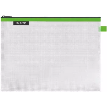 Leitz Travel Pouch waterafstotend WOW Large, unisex, accessoiretas, Large, rits, waterafstotend, groen