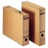 Leitz 6084-00-00 Archiefdoos met klep, A4, naturel golfkarton, 70x265x325 mm