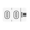 Leitz 66071000 zelfklevend etiket afgeronde rechthoek bruin