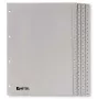 Rexel PP-register, grijs, numeriek, numeriek tabregister, polypropyleen (PP), grijs, A4, 226 mm, 297 mm