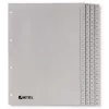 Rexel PP-register, grijs, numeriek, numeriek tabregister, polypropyleen (PP), grijs, A4, 226 mm, 297 mm