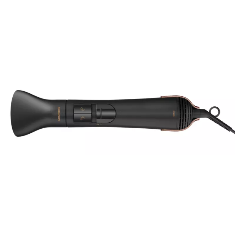 Grundig HS 7080 heteluchtborstel warm zwart, roségoud 1000 W 1,8 m