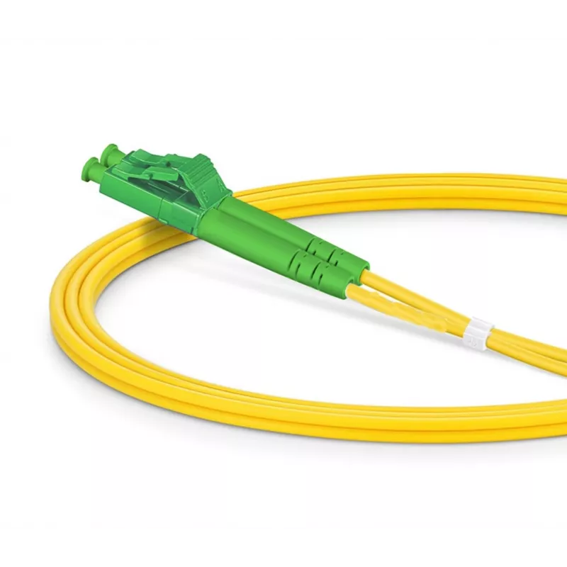 Equip E2000/APC naar LC/APC glasvezelkabel, SM, duplex, 10 m, OS2, E-2000, LC