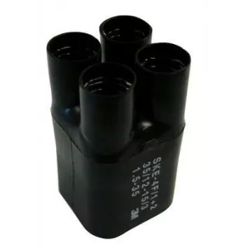 3M SKE 4F/1+2, krimpkous, zwart, 10 cm, 3.5 cm, 1 stuks, 120 °C