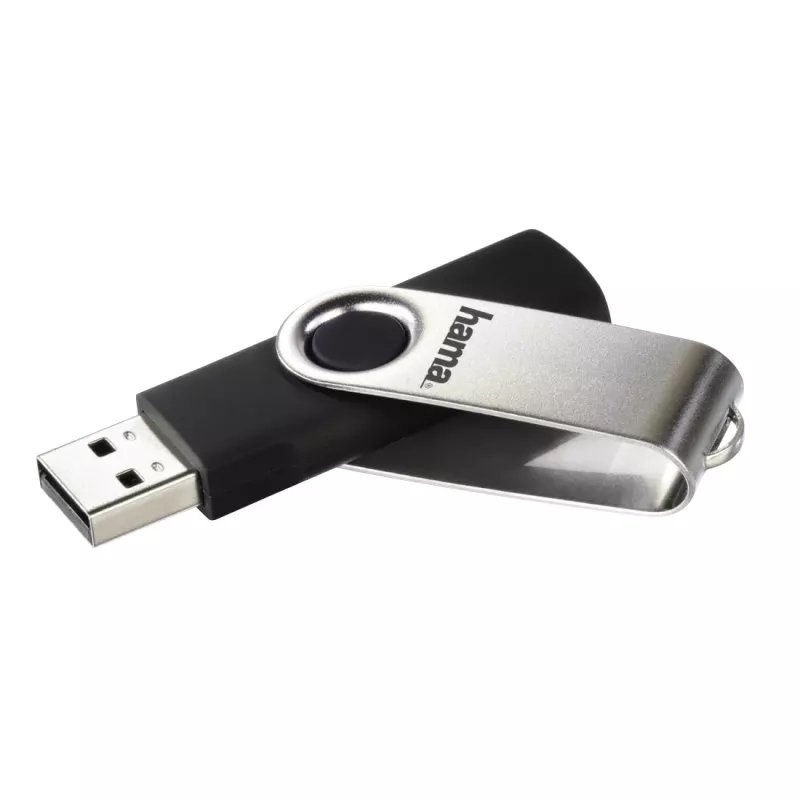 Hama 00181059 USB-stick 8 GB USB Type-A 2.0 zwart, zilver
