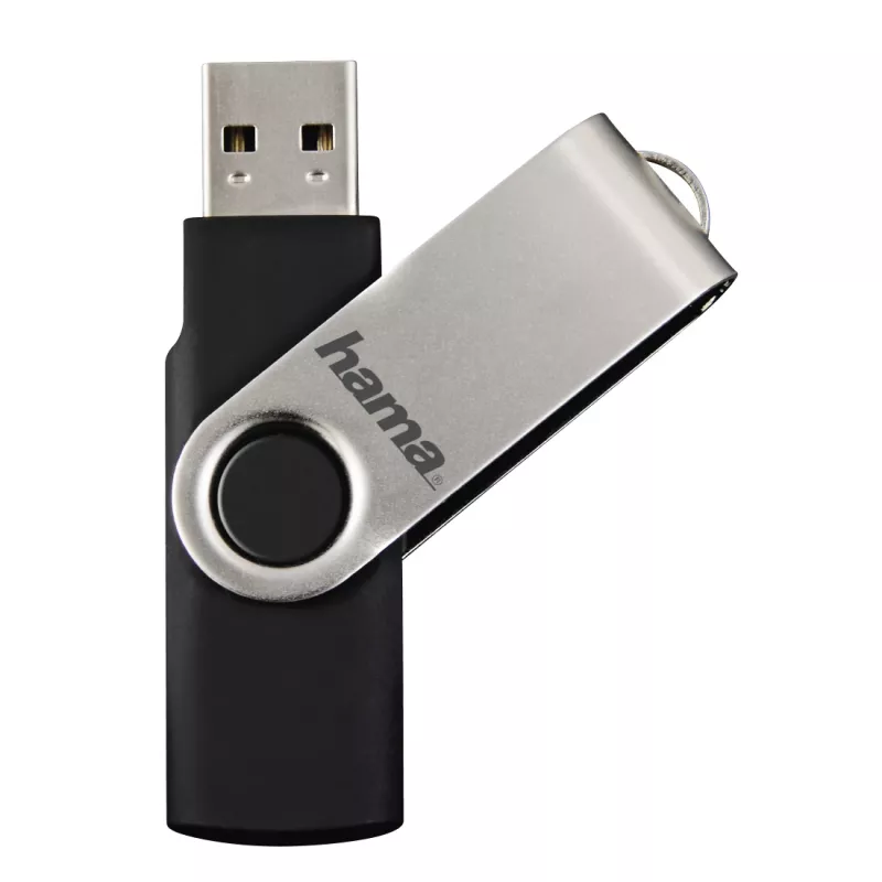 Hama 00181059 USB-stick 8 GB USB Type-A 2.0 zwart, zilver