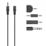 Hama 00305151 audiokabel 2,5 m 3,5 mm zwart