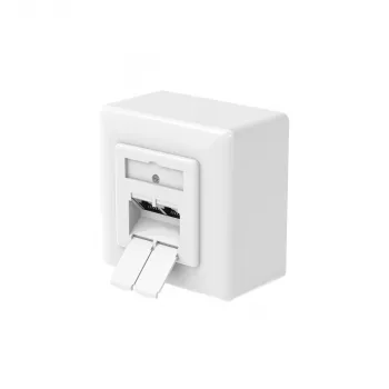 Hama 00300029 netwerkcontactdoos 2 x RJ-45 wit