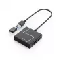 Hama 00200148 kaartlezer USB 3.2 Gen 1 (3.1 Gen 1) Type-A/Type-C zwart