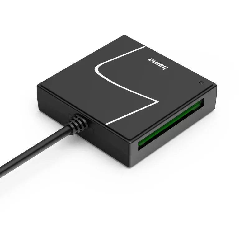 Hama 00200148 kaartlezer USB 3.2 Gen 1 (3.1 Gen 1) Type-A/Type-C zwart