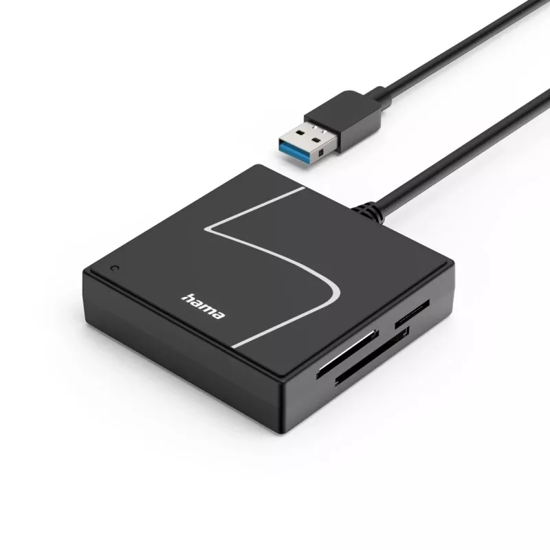 Hama 00200148 kaartlezer USB 3.2 Gen 1 (3.1 Gen 1) Type-A/Type-C zwart