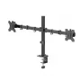 Hama monitorhouder, 2 monitoren, in hoogte verstelbaar, draaibaar/kantelbaar, 13 inch – 35 inch, zwart