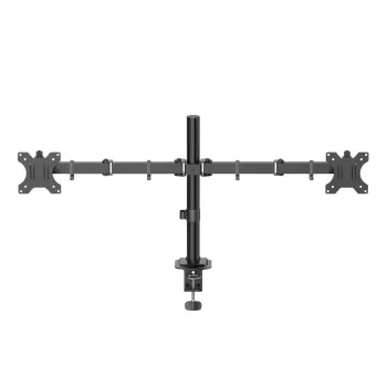 Hama monitorhouder, 2 monitoren, in hoogte verstelbaar, draaibaar/kantelbaar, 13 inch – 35 inch, zwart