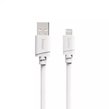 Hama 00201800 Lightning-kabel 1 m wit