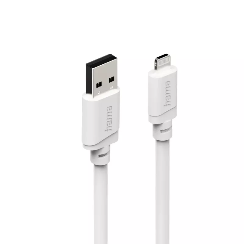 Hama 00201801 Lightning-kabel 2 m wit