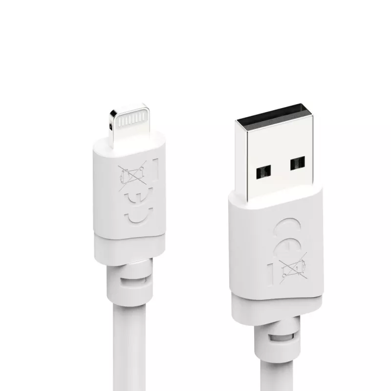 Hama 00201801 Lightning-kabel 2 m wit