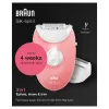 Braun Silk-epil 3-277 epilator, wit/roze