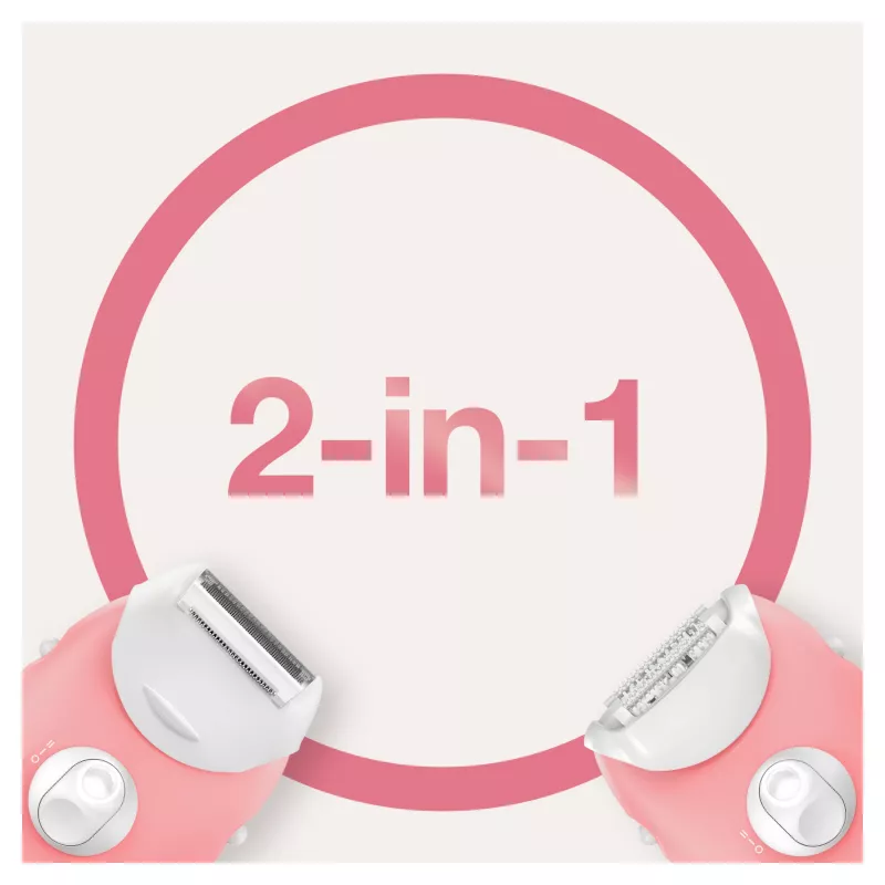 Braun Silk-epil 3-277 epilator, wit/roze