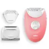 Braun Silk-epil 3-277 epilator, wit/roze