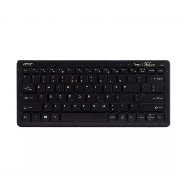 Acer Chrome combo-set, toetsenbord, muis inbegrepen, universeel, RF draadloos, QWERTY, zwart