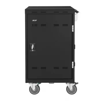 Acer E32c+ - oplaadwagen 32 vakken (UK-stekker), mobiele apparaatbeheerwagen, zwart, bodem, 2,6 cm, 39,5 cm, 30,1 cm