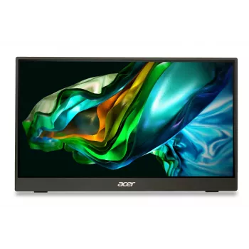 Acer PM161QBbmiuux draagbare monitor zwart 39,6 cm (15,6 inch) LCD 1920 x 1080 pixel