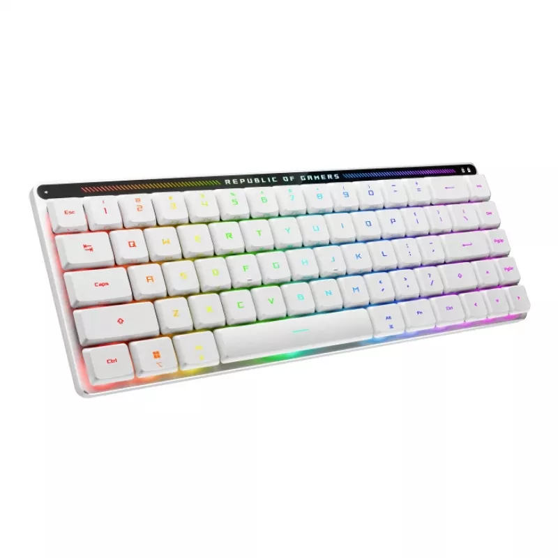 ASUS ROG Falchion RX Low Profile toetsenbord gaming USB + HF draadloos + Bluetooth wit