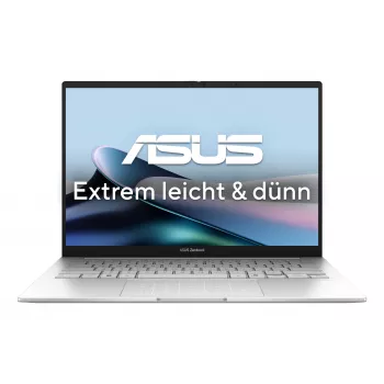 ASUS Zenbook 14 OLED UX3405CA-QD1302W Intel Core Ultra 7 255H Laptop 35.6 cm (14 inch) WUXGA 16 GB LPDDR5x-SDRAM 1 TB SSD Wi-Fi 7 (802.11be) Windows 11 Home Duits zilver