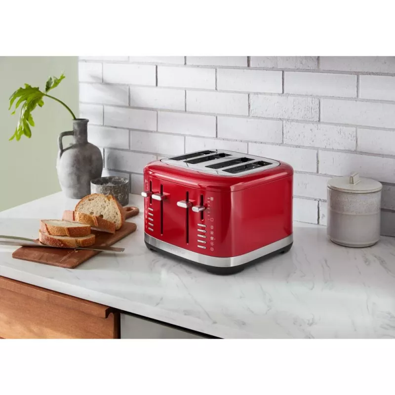 KitchenAid 5KMT4109EER 7 4 sneetjes 1640 W rood, roestvrijstaal