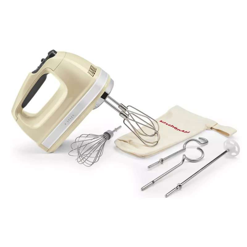 KitchenAid 5KHM9212EAC handmixer 85 W crème, zilver