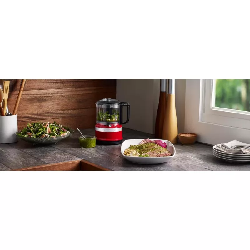 KitchenAid 5KFC3516EER 0,83 L 240 W zwart, rood, roestvrijstaal