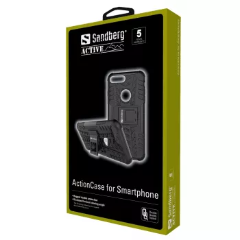 Sandberg ActionCase voor iPhone X/XS, hoes, Apple, iPhone X, zwart