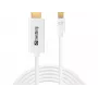 Sandberg MiniDP 1.2 > HDMI 4K 2m, 2 m, Mini DisplayPort, HDMI, stekker, stekker, wit