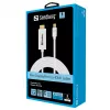 Sandberg MiniDP 1.2 > HDMI 4K 2m, 2 m, Mini DisplayPort, HDMI, stekker, stekker, wit