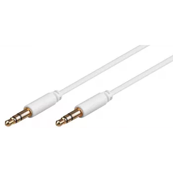 Microconnect AUDLL05W audiokabel 0,5 m 3,5 mm wit