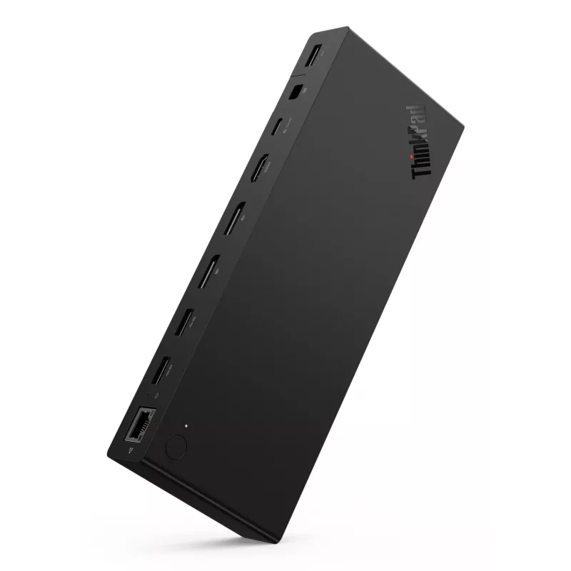 Lenovo ThinkPad USB4 Smart Dock 5500 met 135W-voeding, Bekabeld, Zwart