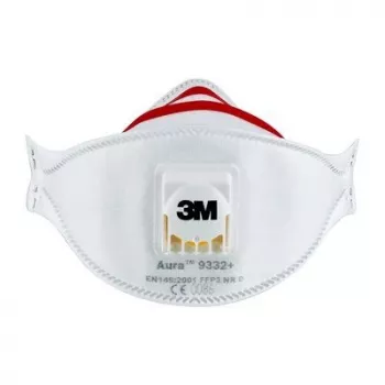 3M 9332C2 herbruikbaar ademhalingsmasker FFP3 Halfmasker Ademhalingsbescherming Luchtzuiverend ademhalingsmasker