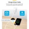 StarTech.com 1 m (3,3 ft) witte USB-C-oplaadkabel 2-pack, USB-C-kabel, USB 2.0 Type-C Laptop-oplaadkabel, 60 W 3 A Power Delivery, TPE-mantel, USB-C datatransmissiekabel, M/M