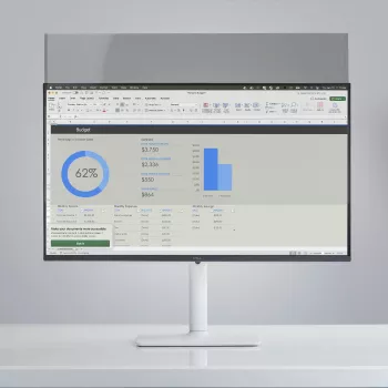 StarTech.com Magnetische monitor-privacyschermfolie voor 24 inch 16:10 Display, Verwijderbaar filter, Antireflecterende/Glanzende zijden, Blauwlichtreducerende displayschermfolie, TAA