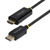 StarTech.com 2m DisplayPort naar HDMI-adapterkabel met gripvaste stekkers, 4K 60Hz, HDR, unidirectionele DP naar HDMI-videoconverter, DP desktop naar HDMI-monitor