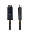 StarTech.com 2m DisplayPort naar HDMI-adapterkabel met gripvaste stekkers, 4K 60Hz, HDR, unidirectionele DP naar HDMI-videoconverter, DP desktop naar HDMI-monitor