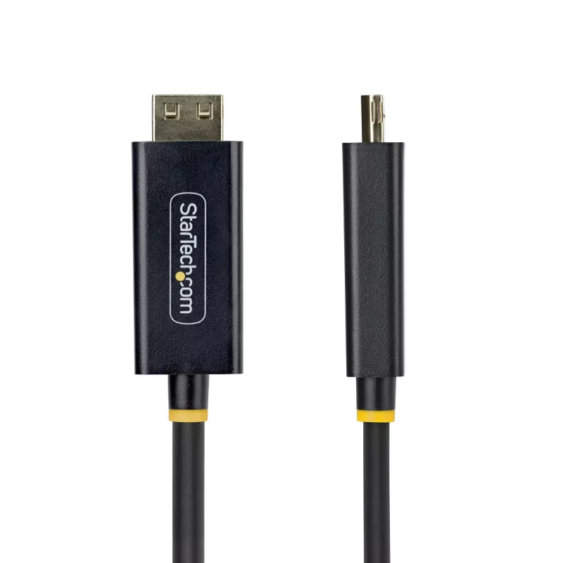 StarTech.com 2m DisplayPort naar HDMI-adapterkabel met gripvaste stekkers, 4K 60Hz, HDR, unidirectionele DP naar HDMI-videoconverter, DP desktop naar HDMI-monitor
